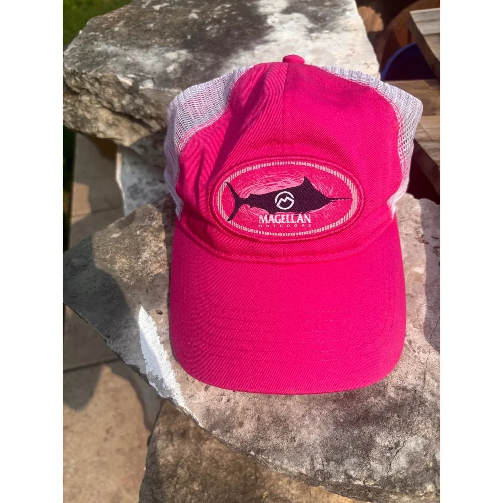 Magellan Outdoors Trucker Hat Women OSFM Marlin Mesh Snapback LIKE NEW